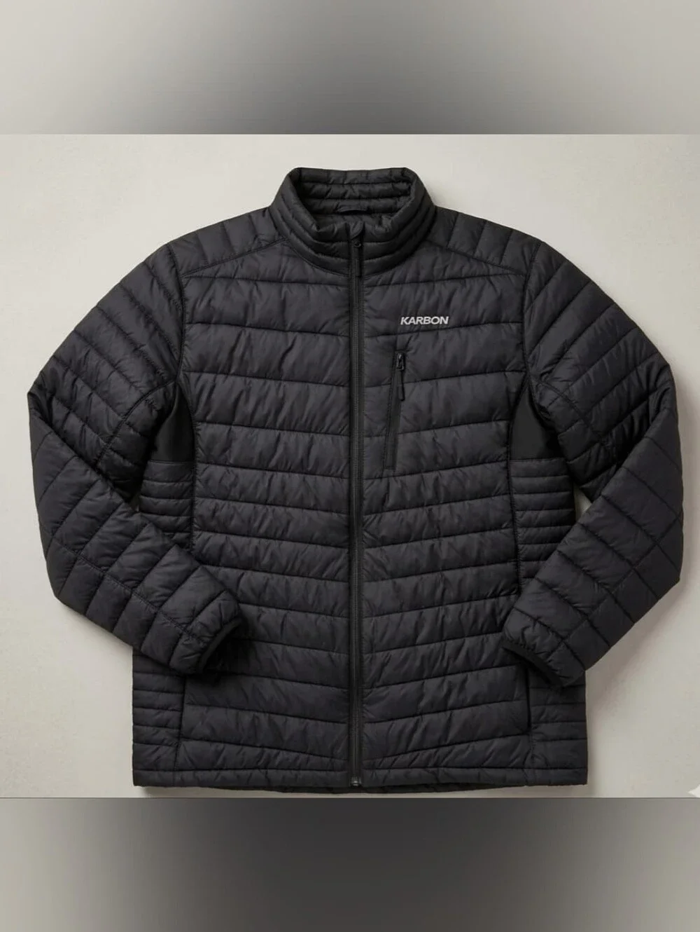 Karbon Puffer Men’s Black Quilted Insulated Jacket